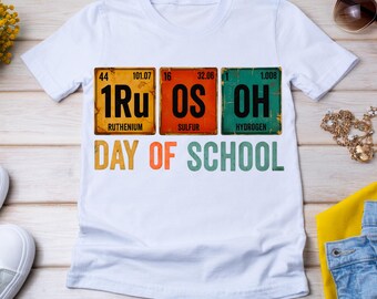 Funny Chemistry 100 Day of School PNG, Periodic Table (Digital Download)