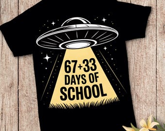 Funny School Math PNG | UFO Back to School Design (Instant Download)
