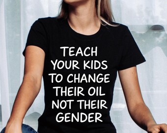 Sarcastic Teach Kids Change Oil Quote PNG | Bold Handwritten Tee Design (Instant Download)