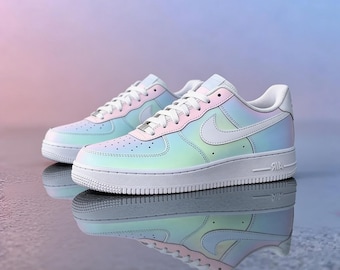 Custom Air Force 1 Aurora - Iridescent AF1 Low,Gift for her
