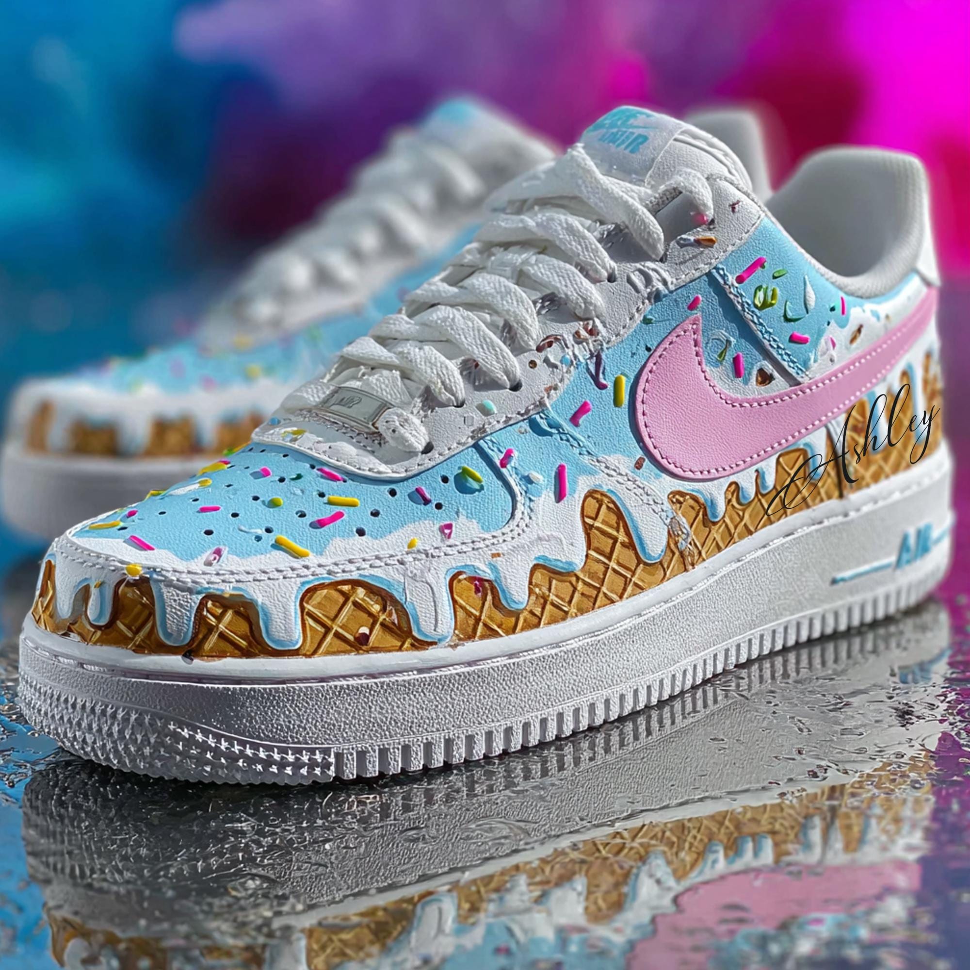 nike air force 1 mid ice cream
