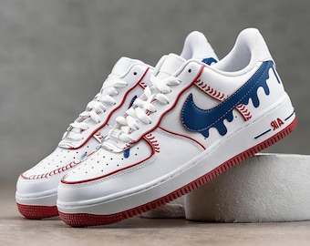 Hand-Painted Sneakers, Custom Drip Air Force 1