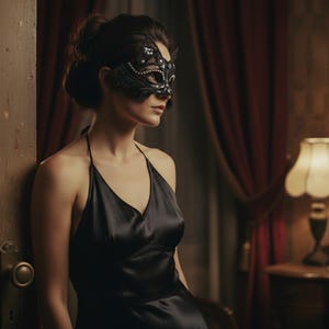 Weihnachten Kostüm Party Erwachsene sexy Kunststoff Maske Katze Ohr Tier weiblich rein und sexy erotische Halbgesichtsmaske Requisite