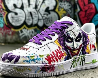 oker Custom AF1:Graffiti Splatter Handgezeichnet AF1,Geschenk für Ihn