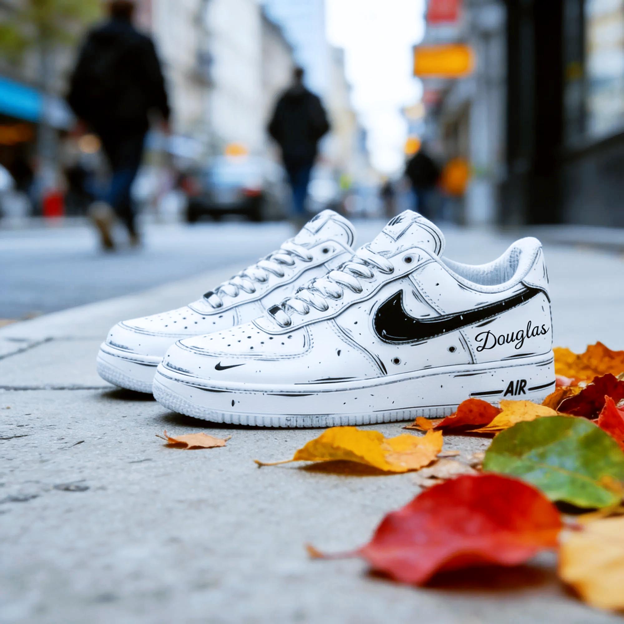 Custom nike air force 1 black - Etsy 日本