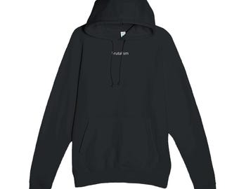 Brutalism hoodie unisex cotton