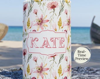 Personalized Australian Proteas Stubby Holder | Custom Name Drink Sleeve