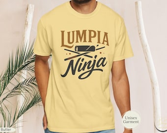 Lumpia Ninja T-Shirt | Filipino Food Roll Icon Illustration Tee