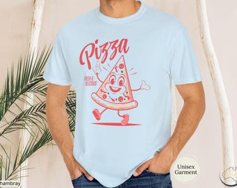 Pizza Lover Unisex T-Shirt, Fun Foodie Tee, Casual Wear Gift for Pizza Fans