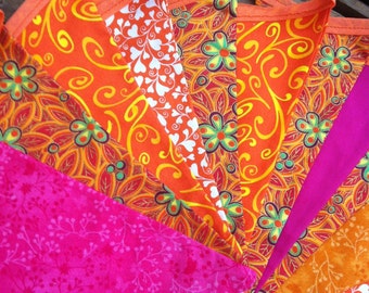 Pink orange banner | Etsy