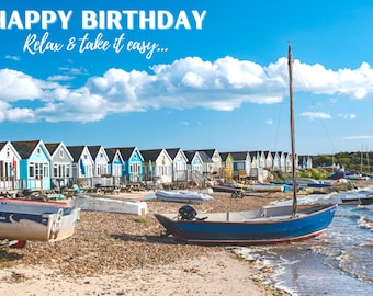 CARD | Happy Birthday boat, wedding, greetings cards | photography | Emma Solomon Photography