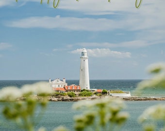 Whitley Bay lighthouse St Mary's | wedding, happy birthday, greetings cards | photography | Emma Solomon Photography