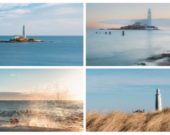 CARD | St Mary's Lighthouse Whitley Bay | birthday, wedding, greetings cards | photography | Emma Solomon Photography