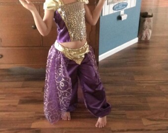 Princess Jasmine's Purple Formal Outfit 