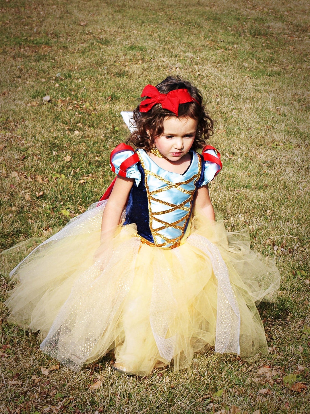Snow White Tutu Dress W/ Deluxe Cape - Etsy