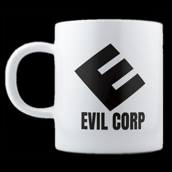 /"Evil corp/" Monsieur robot Company TV Show Inspiré Céramique Tasse