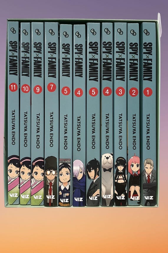 Spy X Family Manga Box Set Vol. 1-11, English Paperback - Etsy