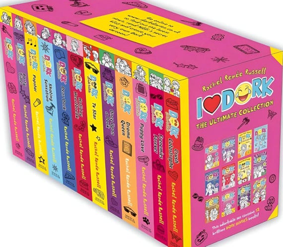 Dork Diaries (1 to 12) 12 Books Set by Rachel Renee Russell