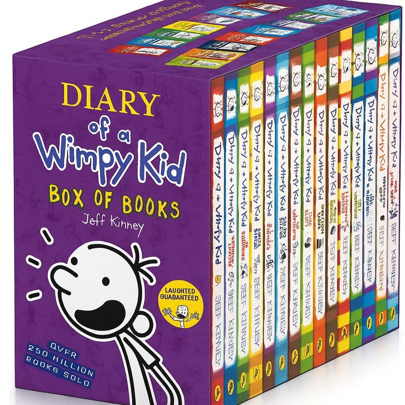 Diary of a Wimpy Kid Vol (1 to 15) Box Set by Jeff Kinney (english ...