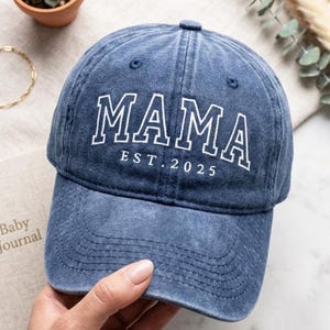 Op maat geborduurde hoed, gepersonaliseerde baseballpet, vintage tekst Dad Hat, cadeau voor hem