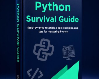 Python Study Guide | Printable Beginner Step-by-Step Programming Lessons & Cheat Sheet PDF