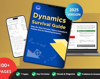 Dynamiekstudiegids pdf | Stapsgewijze natuurkundelessen, formules, voorbeelden en problemen