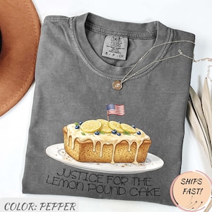 Camiseta Justicia para el Pastel de Limón