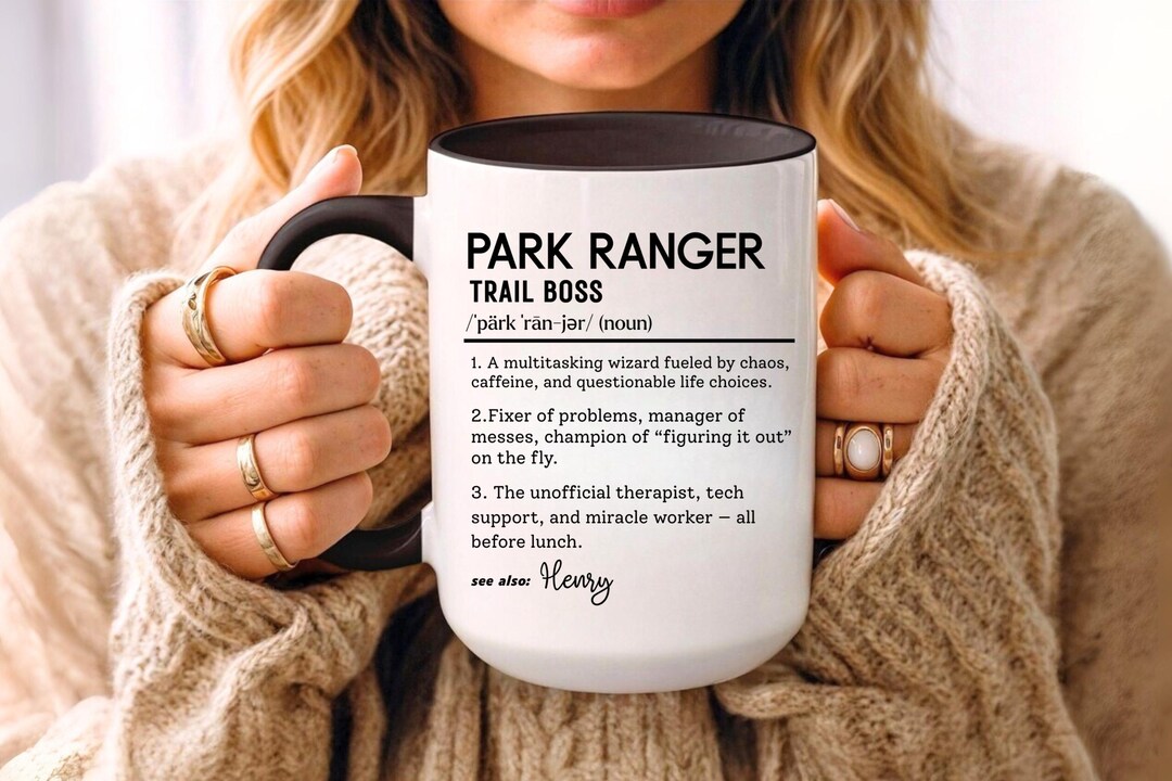Custom Park Ranger Mug, Personalized Forest Ranger Coffee Cup, Funny ...