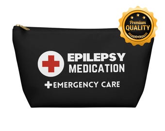 Personalisierte Epilepsie-Medikamententasche, Reisepillendose