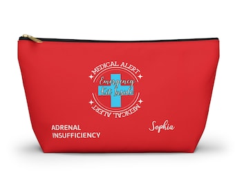 Medical Alert Adrenal Insufficiency Accessory Pouch