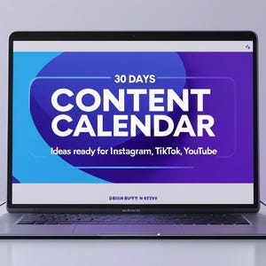 Plantilla Calendario de Contenidos (ES) – 30 Días de Ideas para Instagram, TikTok y YouTube