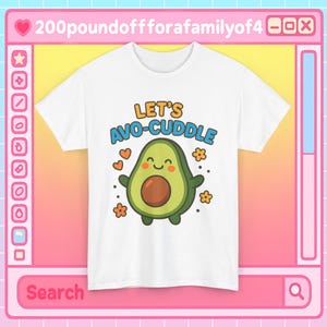 Camiseta unisex con juegos de palabras sobre aguacate, divertida camiseta de aguacate, camiseta con aguacate, linda camiseta vegetariana, regalo gourmet, ropa vegana