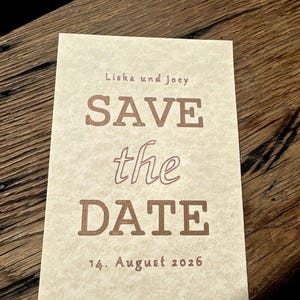 Save the Date cards