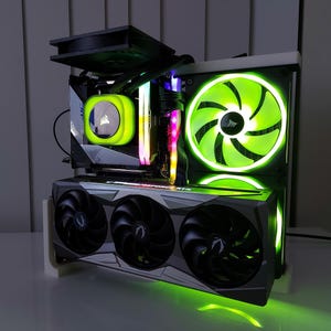 Open frame mini ITX computer case