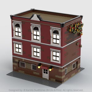 Lego MOC Instructions: Modular Building - The Law Office