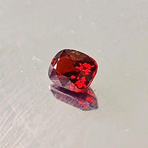 1.29 ct Natural Red Spinel | Untreated Burma Spinel | Cushion Cut Gem with Character