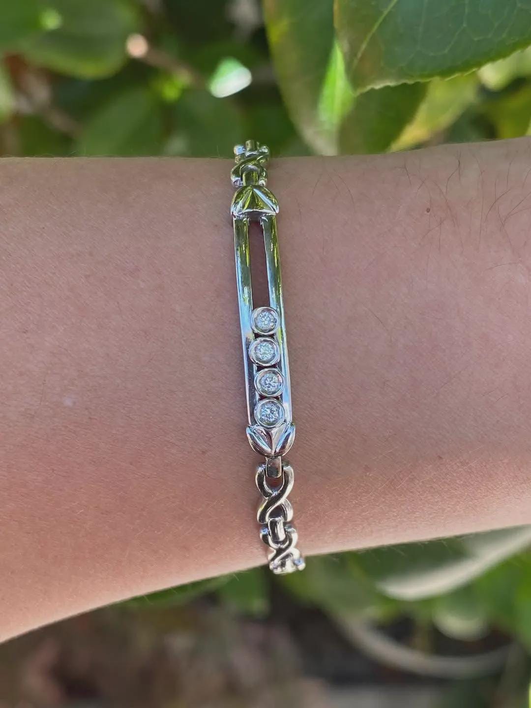 Panther Link 10k Bracelet - Etsy