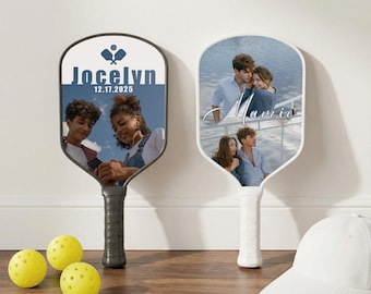 Personalisiertes Pickleball Paddle - Benutzerdefiniertes Foto, Farben & Kante