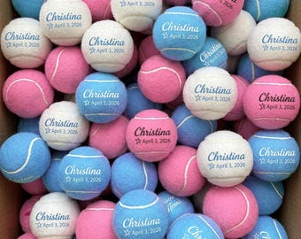 Personalized Tennis Balls | Custom Logo, Name, Team Gift