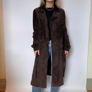 【70s】Euro Vintage Ethnic Suede Coat Vintage 70s Paisley Suede Jacket, Vera Pelle Jacket, 70s