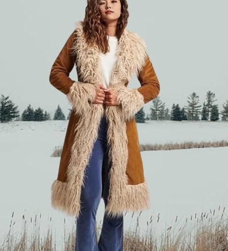 ジャケット・アウター vintage fake fur long coat ジャケット・アウター vintage fake fur long coat Longline