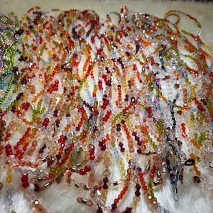 1000 pcs Crystal Beaded Eyeglass Chains: Colorful Handmade Bulk Lanyards