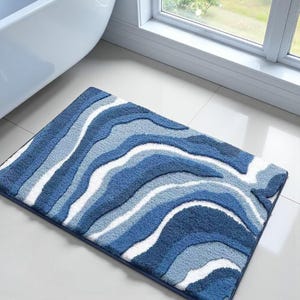 Ozean Themen-Badezimmermatte: Weiche Bodenmatte für das Badezimmer