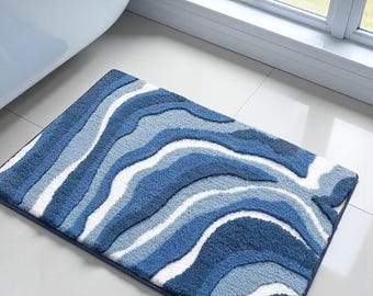 Ocean Themed Bathroom Mat: Bathroom Soft Floormat