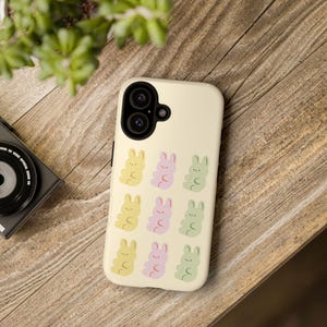 Cute Bunny Phone Case, Animal Lover Gift, Spring Accessory, Unique Phone Cover, Easter Themed Case