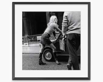 Brigitte Bardot, Photography Prints, Vintage Wall Art, Brigitte Bardot Poster, Black and White Prints, Museum Quality Wall Art