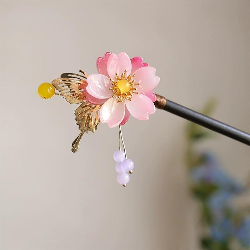 Peach Hair Stick | Hanfu Hair Accessory