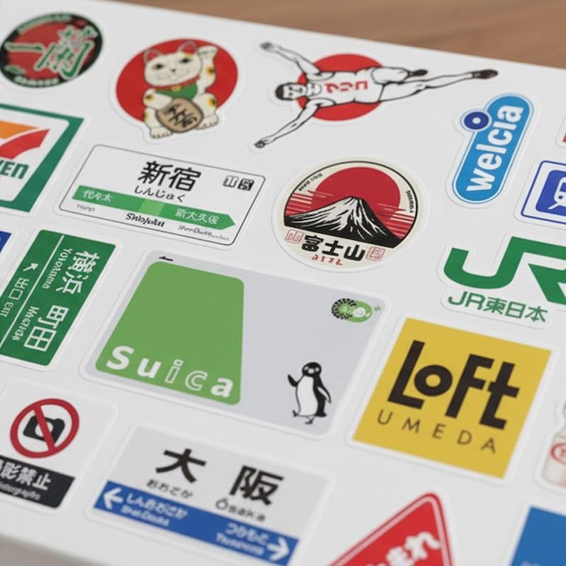 Japan Street Signs & Brand Logo Stickers | Japanese Travel Journal ...