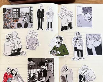 Yaoi Anime Stickers Pack Boy Love BL Decals