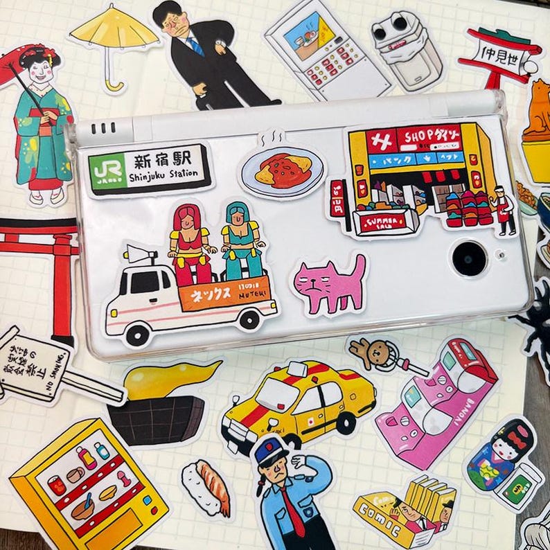 Japanese Storefront Sticker Japan Street Signs & Brand Logo Stickers | Japanese Travel Journal ...